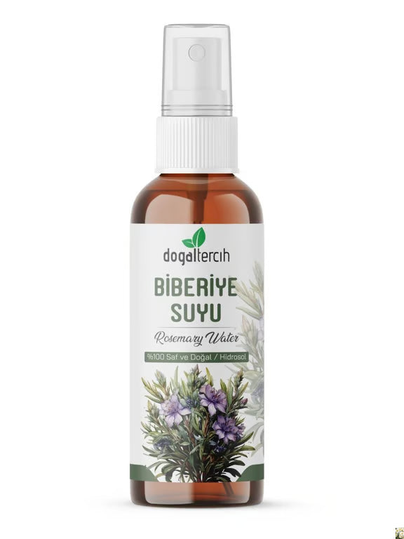 Saf Biberiye Suyu (Hidrosol) Saç Bakım Spreyi 100 ml