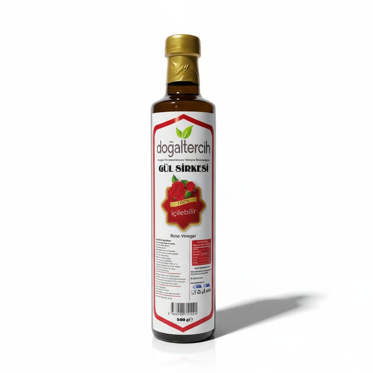 Doğal Fermantasyon Gül Sirkesi 500 ml