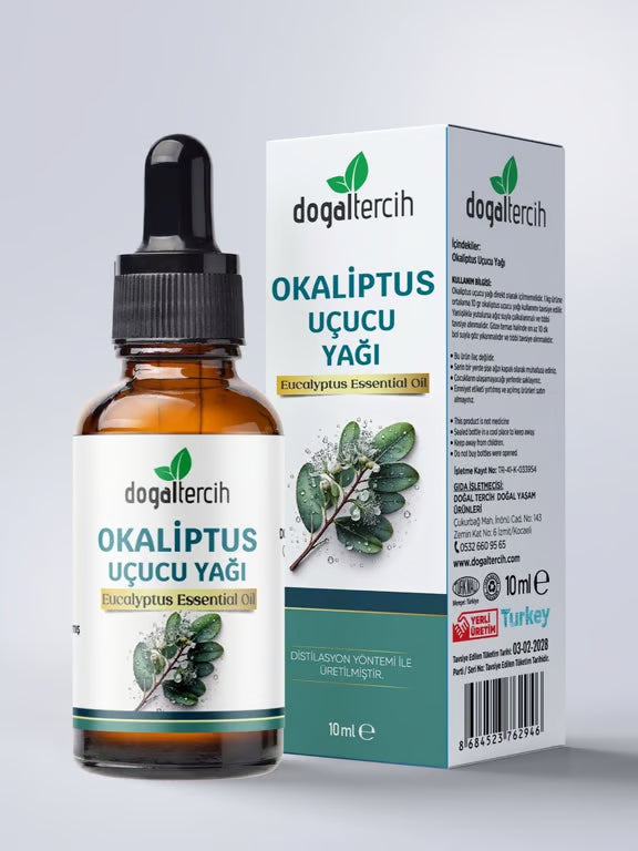 %100 Saf Katkısız Okaliptüs Uçucu Yağı 10 ml