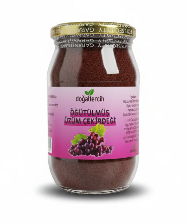 Doğal Öğütülmüş Siyah Üzüm Çekirdeği 200 gr